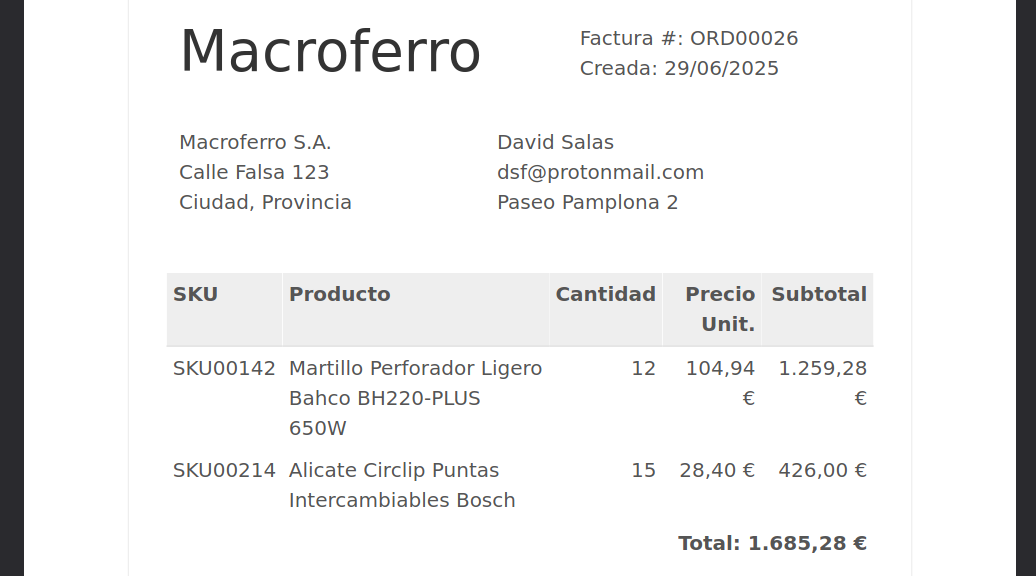 Screenshot – invoice2