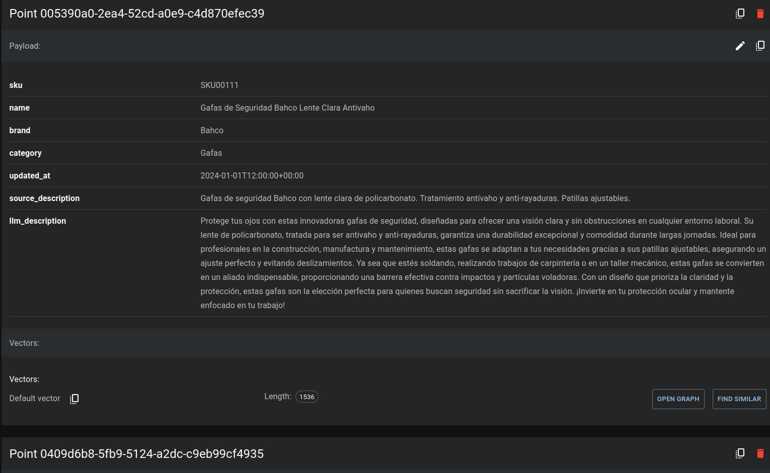 Qdrant Dashboard